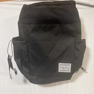 True Religion Black Nylon Backpack Drawstring Top Made In USA